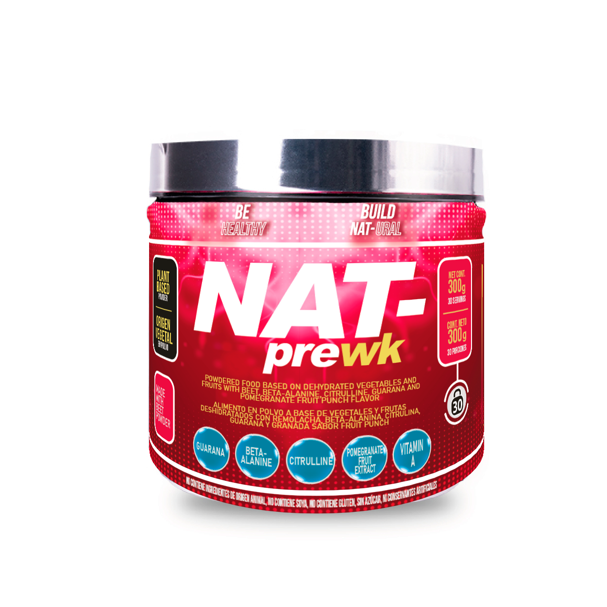 NAT- Pre Workout 300 grs
