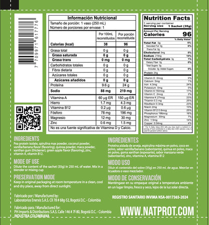 NAT-PROT men Sachets pack 12 sobres / 35 grs c/u